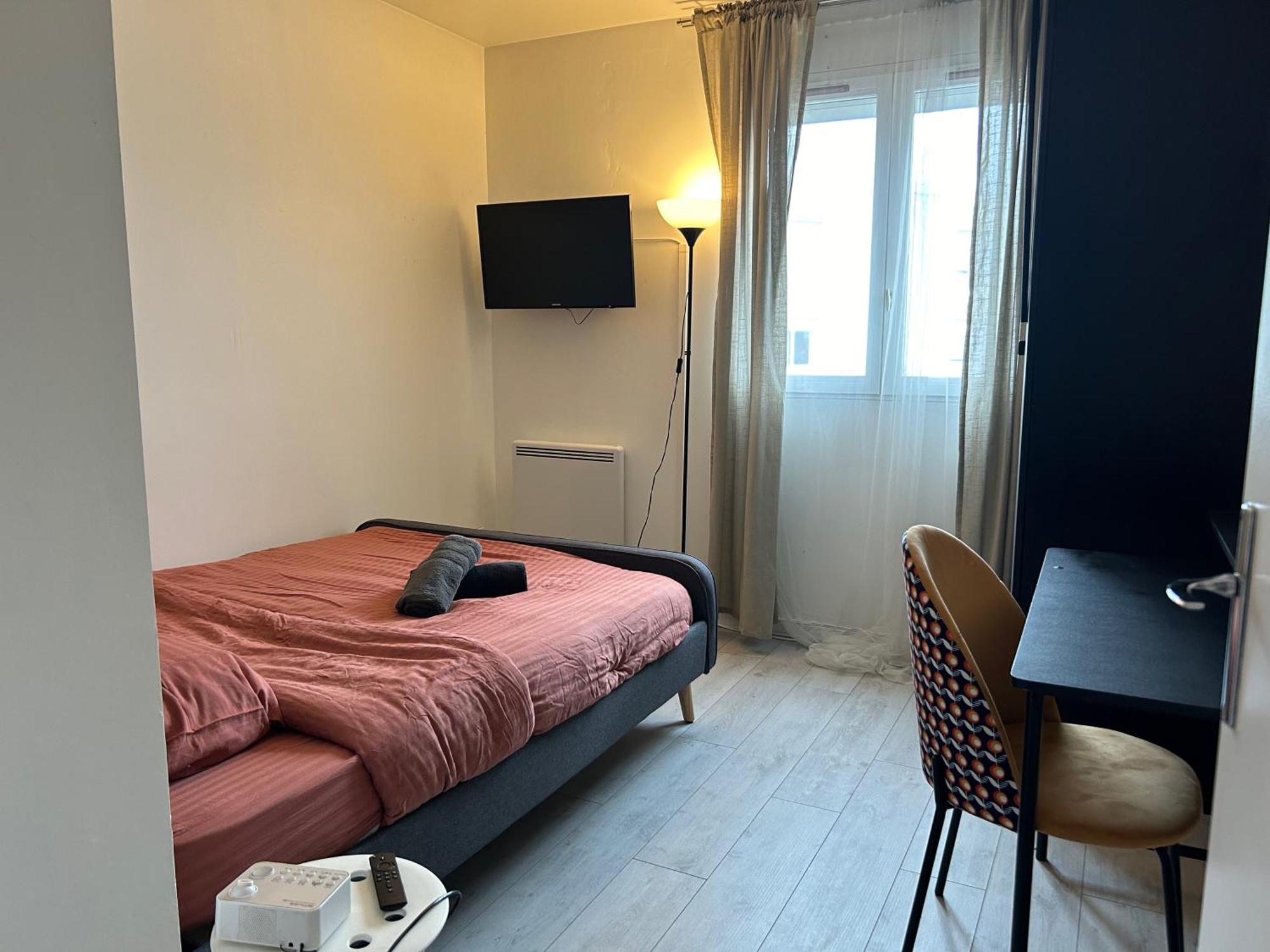Appartement - Proche Rer - 2 Chambres & 4 Lits Double - Paris Orly Courcouronnes Bagian luar foto