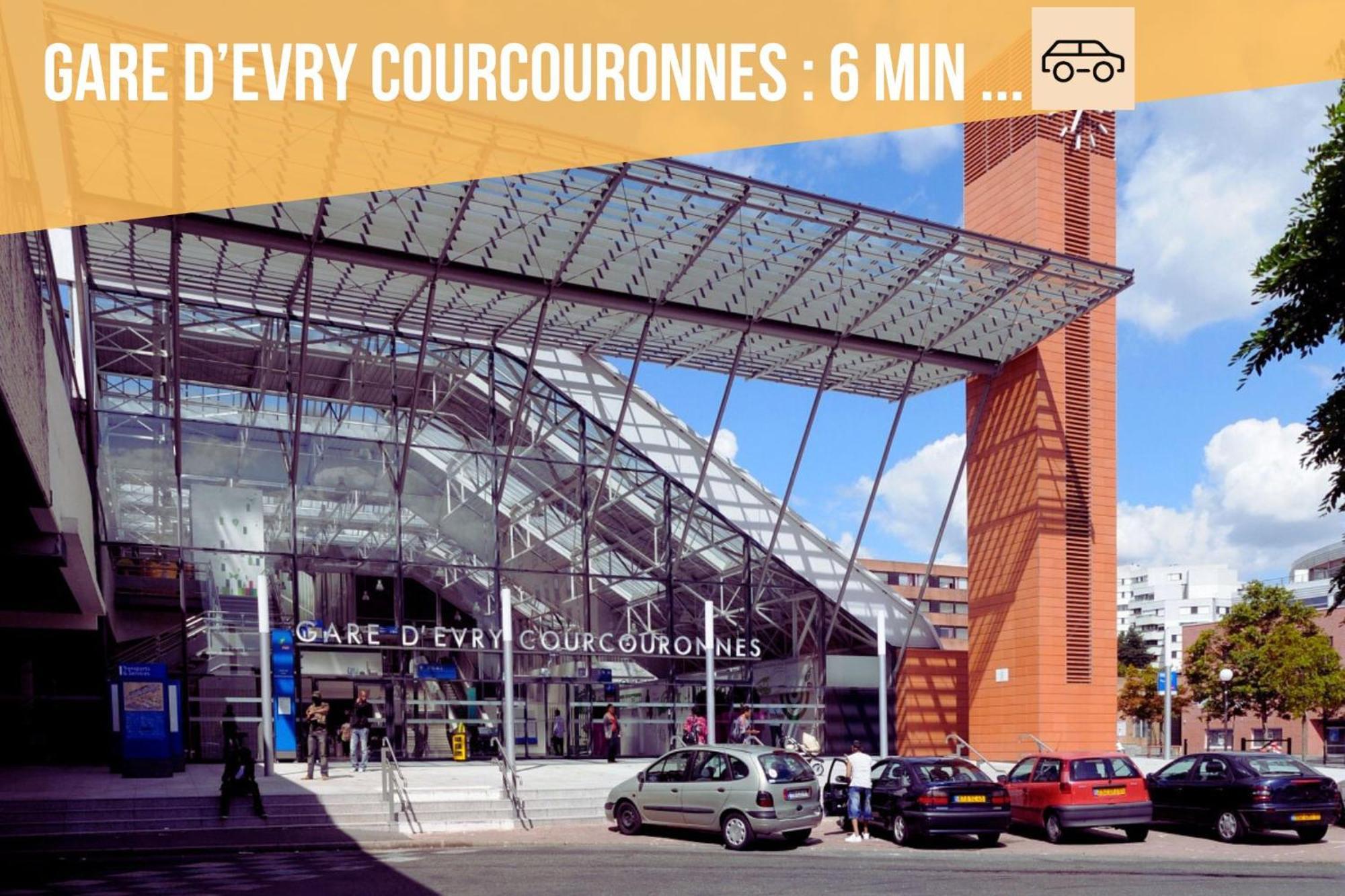 Appartement - Proche Rer - 2 Chambres & 4 Lits Double - Paris Orly Courcouronnes Bagian luar foto